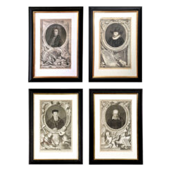 Set of Four 18th Century Dutch Prints of British Noblemen, by Jacobus Houbraken
