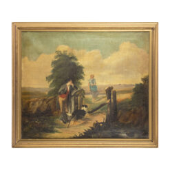 2285- Naive Oil On Canvas