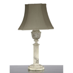 0841 - 19th Century Marble Column Lamp