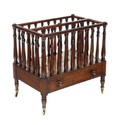 2564 - George III Mahogany Canterbury