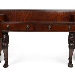 Mack, Williams, and Gibton Mahogany Sideboard with Lion Monopodium Legs