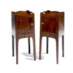 2519 - Pair of Georgian Mahogany Pot Cupboards