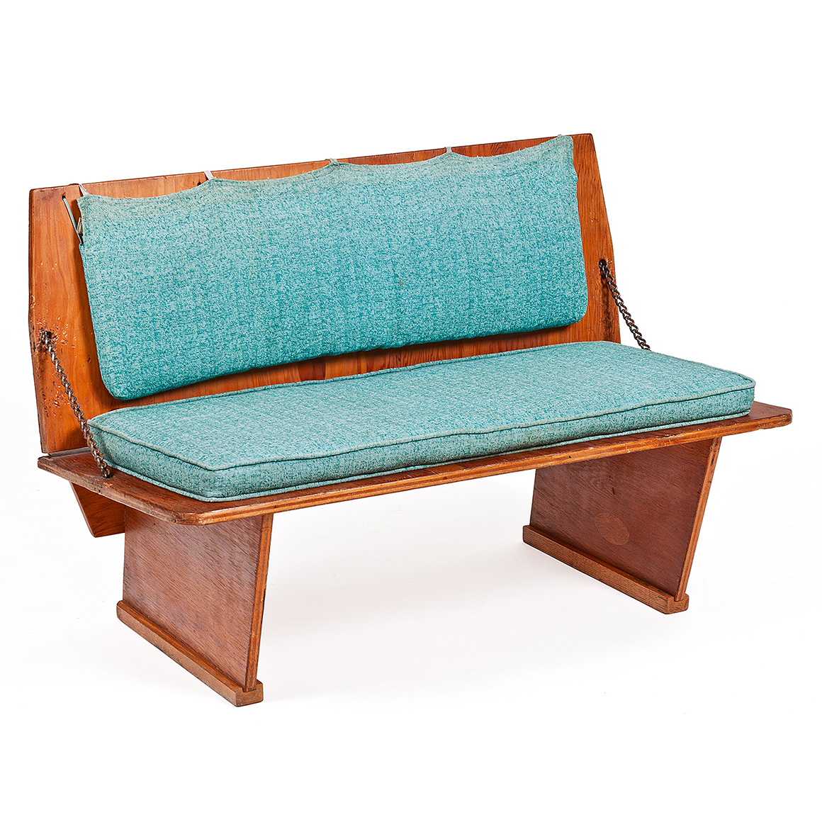 Frank Lloyd Wright Benches and Table from Wright's 1951 Unitarian Church