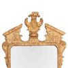 18th Century Irish Georgian Gilt Broken Pediment Mirror