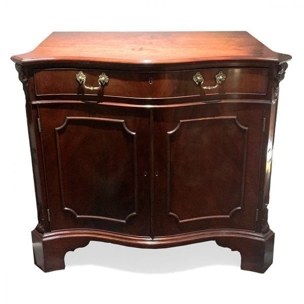 3104-18th Century Serpentine Two Door Cabinet-email