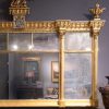 Early 19th Century American Federal Gilt Overmantel Mirror