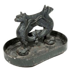 Early 19th Century Cast Iron Boot Scraper with Dished Base