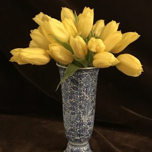 Chinese Kangxi Blue and White Porcelain Beaker Vase