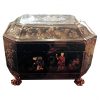 19th century Lacquered Tea Caddy