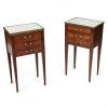 Pair of 19th Century Irish Marble Top Side Tables