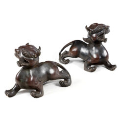 19th Century Chinese Bronze Lions