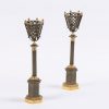 5901 - Early 19th Century Regency Pair of Bronze and Gilt Table Lamps