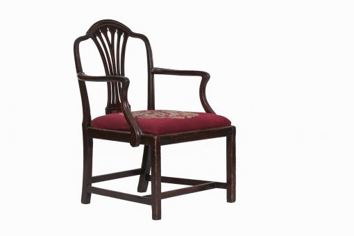 18th Century Mahogany Chippendale Style Carver