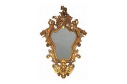 Early 19th Century Regency Carved Gilt Wall Mirror
