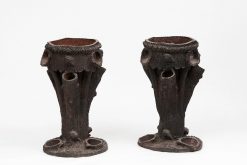 Early 19th Century Pair of Terracotta Planters Stands