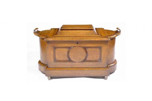Early 19th Century Oak Sarcophagus Shaped Wine cooler