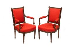 19th Century Pair of French Empire Chairs