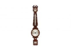 19th Century Irish Rosewood and Mother of Pearl Inlaid Banjo Barometer
