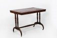19th Century Leather Top Writing Table, Stamped James Winter