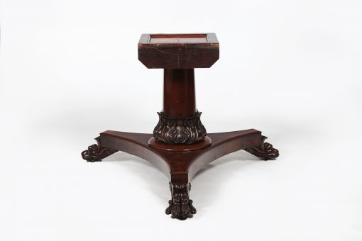 Early 19th Century Regency Mahogany Tip Up Pedestal Dining Table