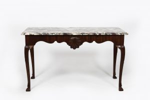 18th Century Irish Side Table with ‘Medicis Breccia’ Marble Top