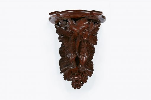 19th Century Pair of Finely Carved Wall Bracket Shelves