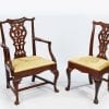10099 - 19th Century Set of Eight Chippendale Style Dining Chairs