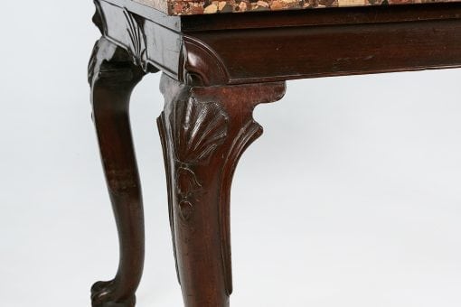 10157 - Early 19th Century George III Irish Side Table with Sienna Marble Top