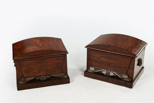 10247 - Early 19th Century William IV Pair of Mahogany Wine Coolers
