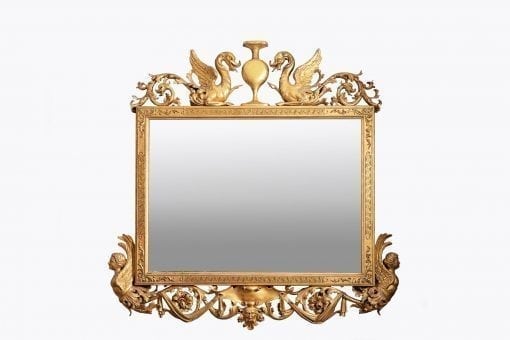 10290 - 19th Century Regency Mirror in the manner of Thomas Hope