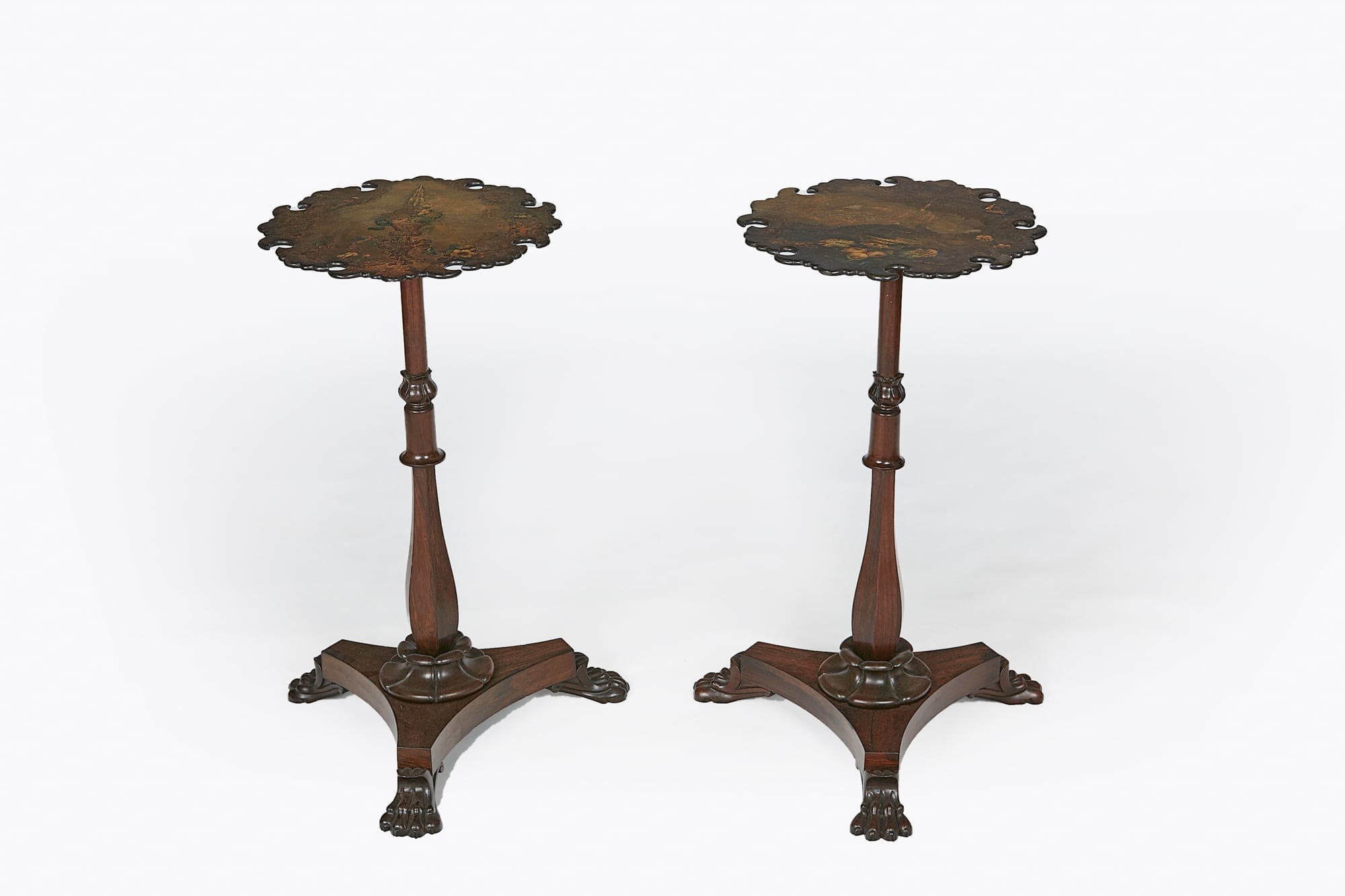 10236 - 19th Century Rosewood Pair of End Tables