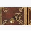 10294 - 18th Century George III Mahogany and Brass Bound Door Lock