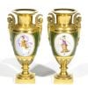 8191 - Early 19th Century Pair of Paris Porcelain Vases