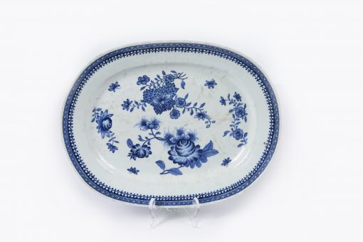 10171 - Late 18th Century Qianlong Qing Dynasty Nanjing Porcelain Platter