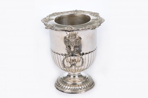 10217 - 19th Century Pair of Silver Plate Champagne Buckets