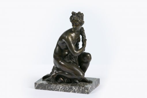 10345 - 19th Century Figural Bronze of the Greek Nymph Khelone