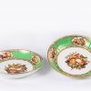 10394 - Early 19th Century Regency Spode Pair of Porcelain Hand Painted Desert Dishes