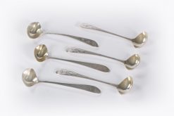 10331 - 18th Century George III Silver Set of Six Salt Spoons