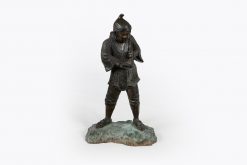10442 - 19th Century Bronze Figural Sculpture of a Japanese Fisherman