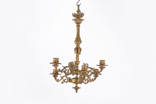 9370 - 19th Century Brass Chandelier