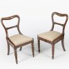 10604 - Early 19th Century George IV Pair of Occasional Chairs by Gillows of Lancaster and London