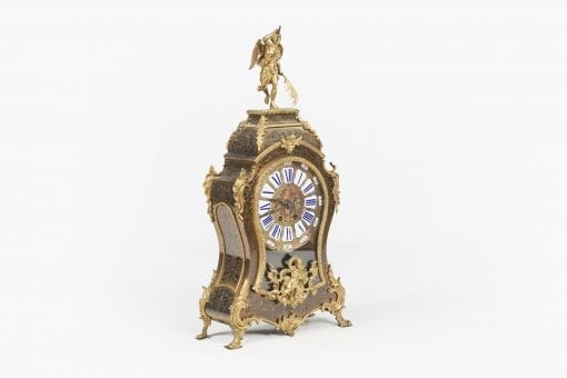 10613 - 19th Century Figural Mantle Clock in the Rocaille Manner