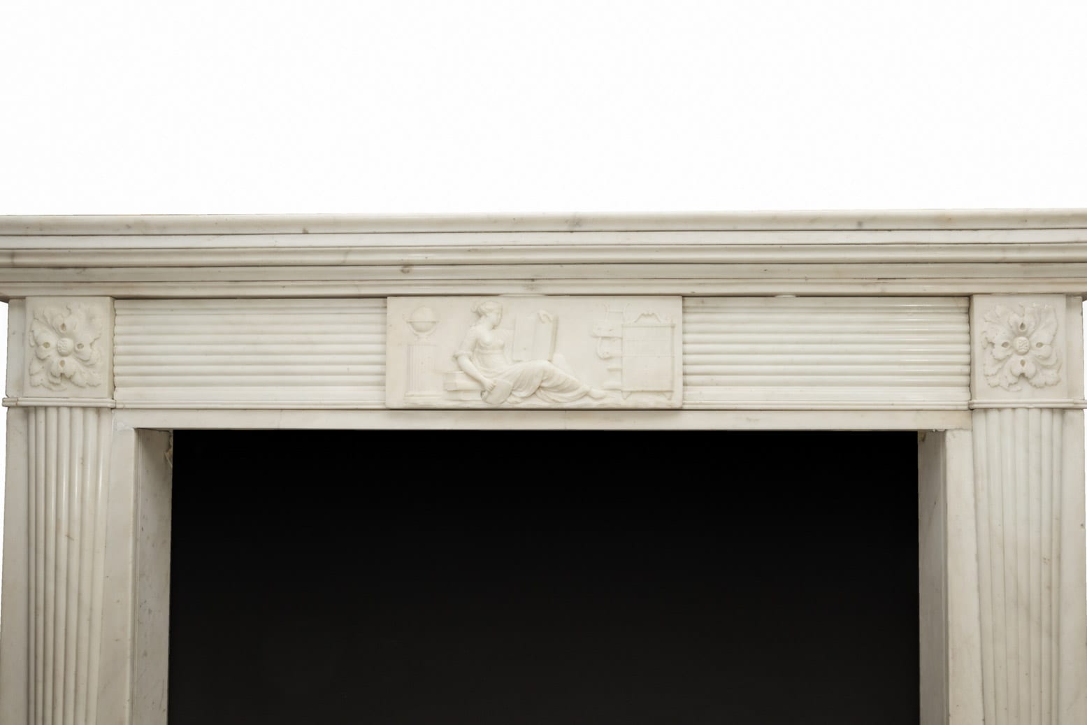 10633 - Early 19th Century Regency Neoclassical Fire Surround - O ...