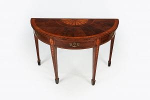 10209 – Early 19th Century Regency Demilune Table after William Moore