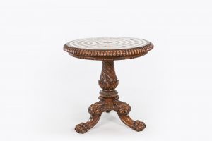10467 – Early 19th Century Regency Marble Top Centre Table by Gillows of Lancaster and London
