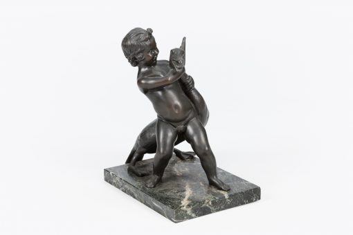 10716 Bronze, Boy with Goose. a