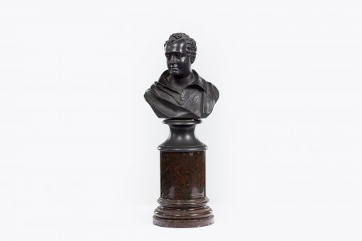 10779 Wedgewood Basalt, bust of Byron