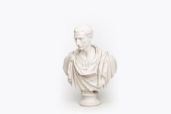 11115 - 19th Century Parian Ware Bust of Julius Caesar