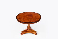 11217 - Early 19th Century Regency Birdseye Maple Circular Tip-Up Breakfast Table