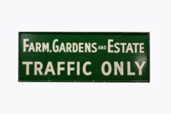 11222 - Early 20th Century Wooden Street Direction Sign